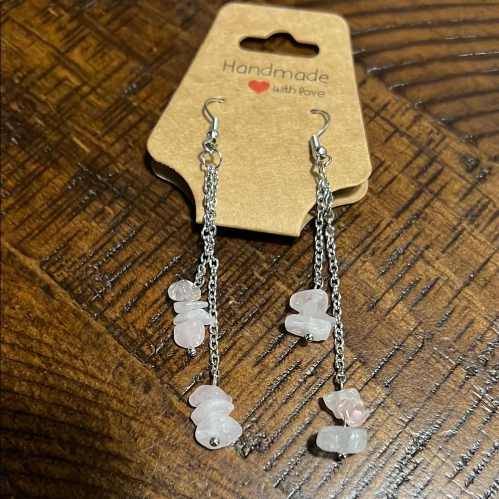 Handmade Multicolor Dangle Earrings - Picture 3 of 6